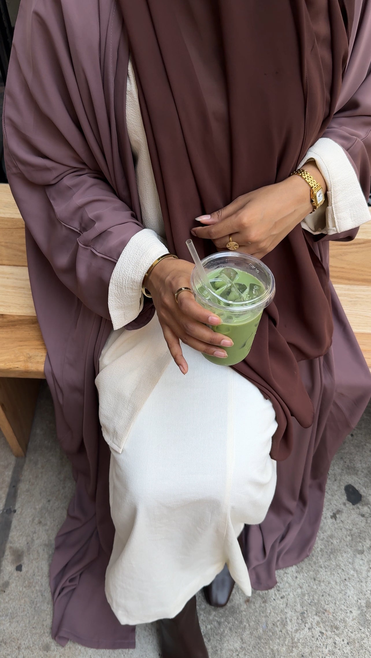 Truffle Wrap Abaya